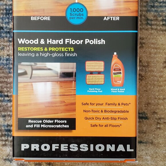 Shark Sonic DUO Wood & Hard Floor High Gloss Polish 28oz W Pad- Discontinued - Picture 6 of 9